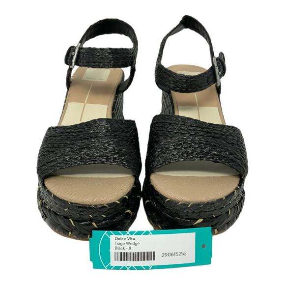 Dolce Vita Tiago Raffia Platform Sandal Size 9 NWT $130 MSRP - Picture 4 of 7